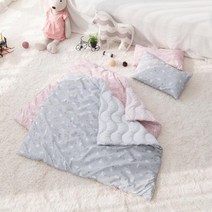 나skswint_유아 신생아 이불 뱀부마이크로 휴가드처리 100x110cm 캐릭터 누빔 로화이버 소재 아이 그레이 일러스트 인디핑크 아기♥winters, ♥winters아기이불_인디핑크