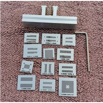 용접기 용접장비12 Pcs/Set BGA 스텐실 직접 가열 Reballing 키트 DDR1, 02 stencils with kit