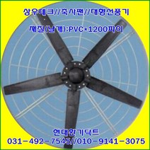 상우테크//선풍기//대형고압팬//날개만//S-120AS(PVC)용//S-120BS(알루미늄)용//축사팬용, S-120AS(PVC)용