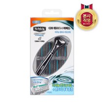 쉬크 쉬크 쿼트로 티타늄 면도기 1입 + 날 8입, one color, free