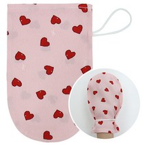 해피코튼 국산 인견 때수건 아기 때밀이 목욕 때타올, 러블리 핑크, 1개