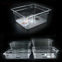 3분의2 플라스틱 PC 밧드 밧트 바트 받드 냉장고 정리용기 배식 급식 반찬통 양념통 뚜껑 미포함