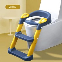 접이식사다리 계단 피난사다리 baby pot potty training seat wc, 쿠션이 있는 파란색