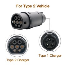 EV 충전기 커넥터 16A 32A 전기 자동차 액세서리 J1772IEC 62196 EV 충전 유형 1유형 2 플러그 어댑터 소켓