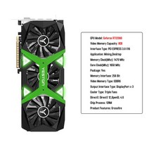 Yeston-RTX 3080/3070/3060/3050/2060 게임용 그래픽 카드 8-12G GDDR6 비디오 GPU 컴퓨터 게임 액세서리, [04] RTX2060 SUP 8G D6 PA, 01 RTX2060 SUP 8G D6 PA