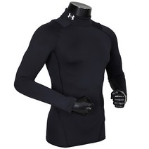 [언더아머] UA 콜드기어 아머 피티드 목크 긴팔 (1366066-001)