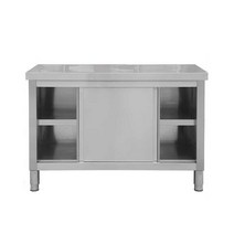 하부장 작업대 주방 조리대 수납장 스텐 식당 선반 수납, 304  두꺼운 겹켜 180x60x80