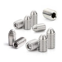 5/10PCS 육각 소켓 포인트 스테인리스 M3/M4/M5/M6/M8/M10/M12/M16 스프링 플런저, M5 x 10mm_10개