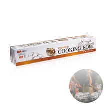 두꺼운 삼아 알루미늄 프리미엄호일 300 18um 캠핑용 은박지 쿠킹호일 18마이크로, 1개