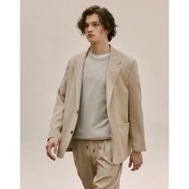 [JILL STUART] 질스튜어트뉴욕 [트래블러] 라이트베이지 오버핏 텐셀 셋업 자켓 JNJA2A201I1 146270