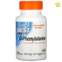 닥터스베스트 디 페닐 알라닌 D-Phenylalanine 500 mg 베지캡슐 60정