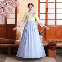 한복 전통 다창진 궁중 의상 의상 성인 무용 공연 의상 여성의 스타일