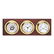 웨더 보드 고급 아날로그 시계 기압 온습도계 부착