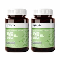 인테로 스피루리나 밸런스 6개월분 2박스(580mg x 180정), 단품, 단품
