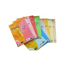 삼원 A4 플라잉칼라 80g P시리즈, P6 복숭아색