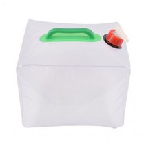 탭 스크류 캡 및 핸들이있는 접을 수있는 용기 1 개 휴대용 접이식 식수 컨테이너 자동차 식수 주전자, 10L, 01 10L