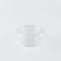서비스팩용기 62파이/74파이 투명 소스컵_플랫/돔형(무타공) 뚜껑선택 PET 용기+뚜껑세트, 62파이(소) 2온스 소스컵, 플랫형(무타공), 50세트