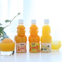 제주향 감귤 한라봉 천혜향 청귤 주스 330ml x 8병 제주산 돌하르방 병 주스 100% 착즙, 감귤 한라봉주스