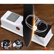 자동칼갈이 전동 연마기 가위갈이 칼가는 기계, (펄화이트) 전동칼갈이