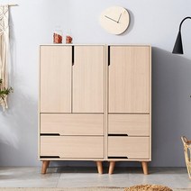 럭셔리모던 분리형원룸 핸드리스 수납장 20대여성, 메이플