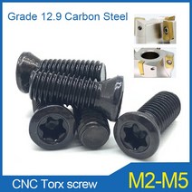 20PCS M2 M2.2 M3 M4 M5 등급 12.9 CNC 공구 나사 삽입 Torx 카바이드 선삭 인서트 교체 선반 액세서리, 21 M4X12