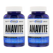 ﻿Gaspari Anavite 아나바이트 스포츠 멀티비타민 180 Tabs X 2팩, 2개, 180정