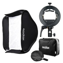 Godox s2 speedlite 브래킷 허니컴 그리드 softbox s-type bowens 플래시 홀더 마운트 fr godox v1 v860ii ad200 ad400pro tt, s2 60cm 소프트박스 추가