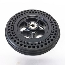 6인치 1/4 휠체어 앞바퀴 소형 액세서리 스타 M2 메뉴 풍선 벌집 솔리드 타이어 조립, 6X1 14 full wheel