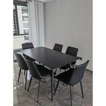 화산석식탁 럭셔리 북유럽 로드퍼니처 화산석, 검정 1.6mx0.8m 석판식탁