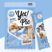 타우린 부드러운 노령묘 치킨연어 간식 5개 건식 영양간식 고양이시리얼