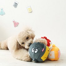말썽쟁이여름 폭탄간식놀이 강아지 애견 대형견 반려견 터그 놀이 기구 이갈이 간식 소리나는 장난감 삑삑이 혼자있을때 M L, M (색상랜덤)