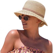 Comhats 접이식 밀짚 모자 Sun 여름 모자