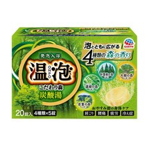 바스로망 온포 숲의향기 탄산발포 20정/탄산입욕제/1박스(45g x 20정), 1박스(45g x 20정)