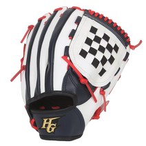 케이엔 [HI GOLD] PVC 글러브 바둑판웹 (화이트/네이비) (11.5) / HL205JBGJR002-우투