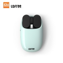 Xiaomi Mijia Lofree BT 무선 마우스 2.4G 듀얼 모드 연결 제스처 게임 사무용 컴퓨터 Windows 용, 블루, Lofree BT Wireless Mouse