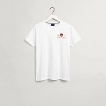 간트 남성 아카이브쉴드 SS티셔츠 DI32210023 화이트