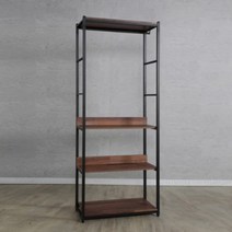 시스템 드레스룸전문 3단 소품선반형 스틸 행거(60cm 5색) 명품 옷방장 25평 서랍 장, 블랙그레이