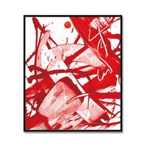 반대의 법칙-2019-47 OE 최승윤 작가 한정판 현대 미술 모던 추상화 풍수 인테리어 그림 액자, 매트 블랙 알루미늄 프레임, 50cm x 60cm 12호 단일 크기