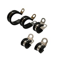 배관 조인트 파이프 고정쇠 밴드 스텐 U클립 케이블고정 클램프, 40MM, 1개