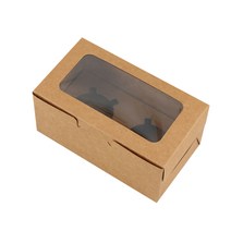 투명창 머핀 상자 컵케이크 타르트 (10P), T-브라운 2구