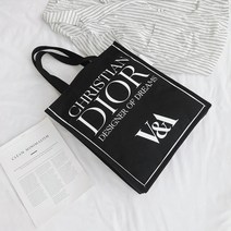 영국 V&A 뮤지엄 기념 수퍼백 캔버스백 숄더백 여성 데일리 에코백
