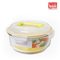 더글라스 핸디형 유리 밀폐용기, 더글라스 핸디형 원형 2100ml, 1개