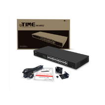 SW2400G2 24포트 스위칭 허브 / 19인치 랙 / 2포트 기가 Uplink / IGMP 스누핑 지원