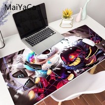 노트북 컴퓨터 마우스패드 책상 테이블 미끄럼방지 maiyaca card game shadowverse anime girls anti-slip 고무 컴퓨터 잠금 가장자리 게임, 잠금 가장자리 30x70cm