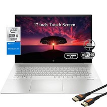 HP Envy 노트북 12세대 인텔 i7-1255U 10코어 17인치 터치 스크린 풀 HD IPS 300Nits 100% sRGB 백라이트 키보드 썬더볼트 4 Type-C, Silver
