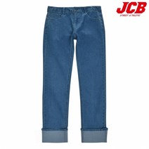 [JCB] 여아 슬림 스트레이트 롤업 데님 바지 (JBP9O543GSN)