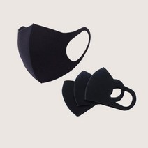 핫딜 패션 3D 스폰지 마스크 블랙마스크 연예인마스크(상세페이지 확인), 스폰지 마스크/블랙