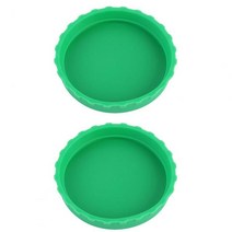 실리콘 코크스 캔 냄새 없음 누출 방지 유연하고 재사용 가능한 식품 등급 보호 소다 뚜껑 2 개/세트, [05] green