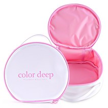컬러딥 컬러딥 뷰티 빅백 핑크 1개 원형 빅파우치