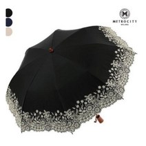진경산업 백화점SAY 진경산업 메트로시티 들꽃자수 차광양산 MCP-419